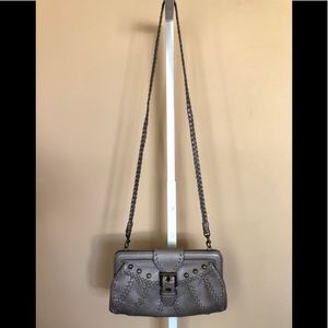 Isabella Fiore Pewter Handbag Purse
